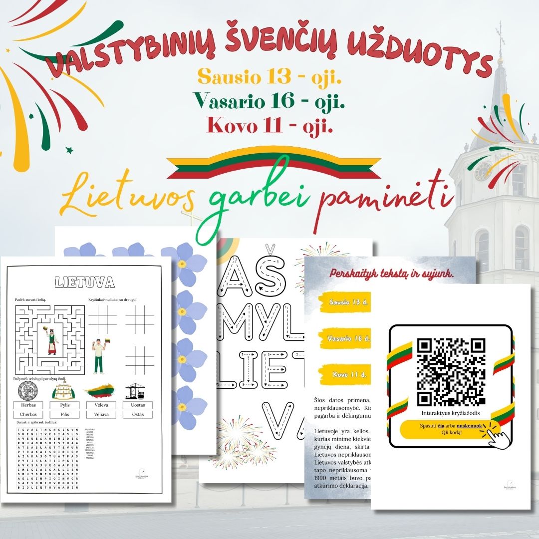 Užduočių rinkinys Lietuvos garbei paminėti
