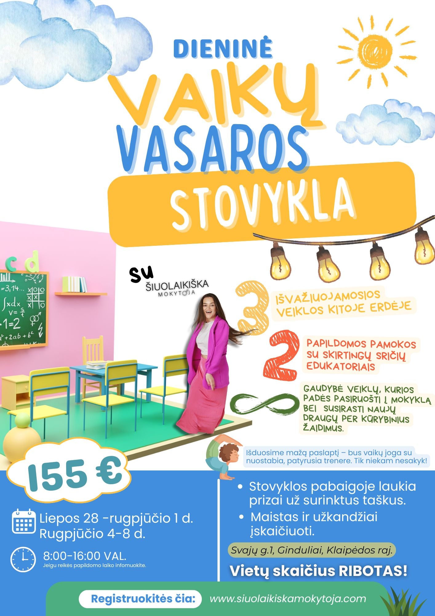 DIENINĖ VASAROS STOVYKLA