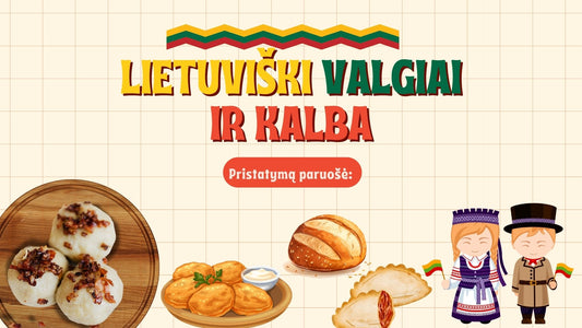 Pateiktys: Lietuviški valgiai ir kalba + užduotys