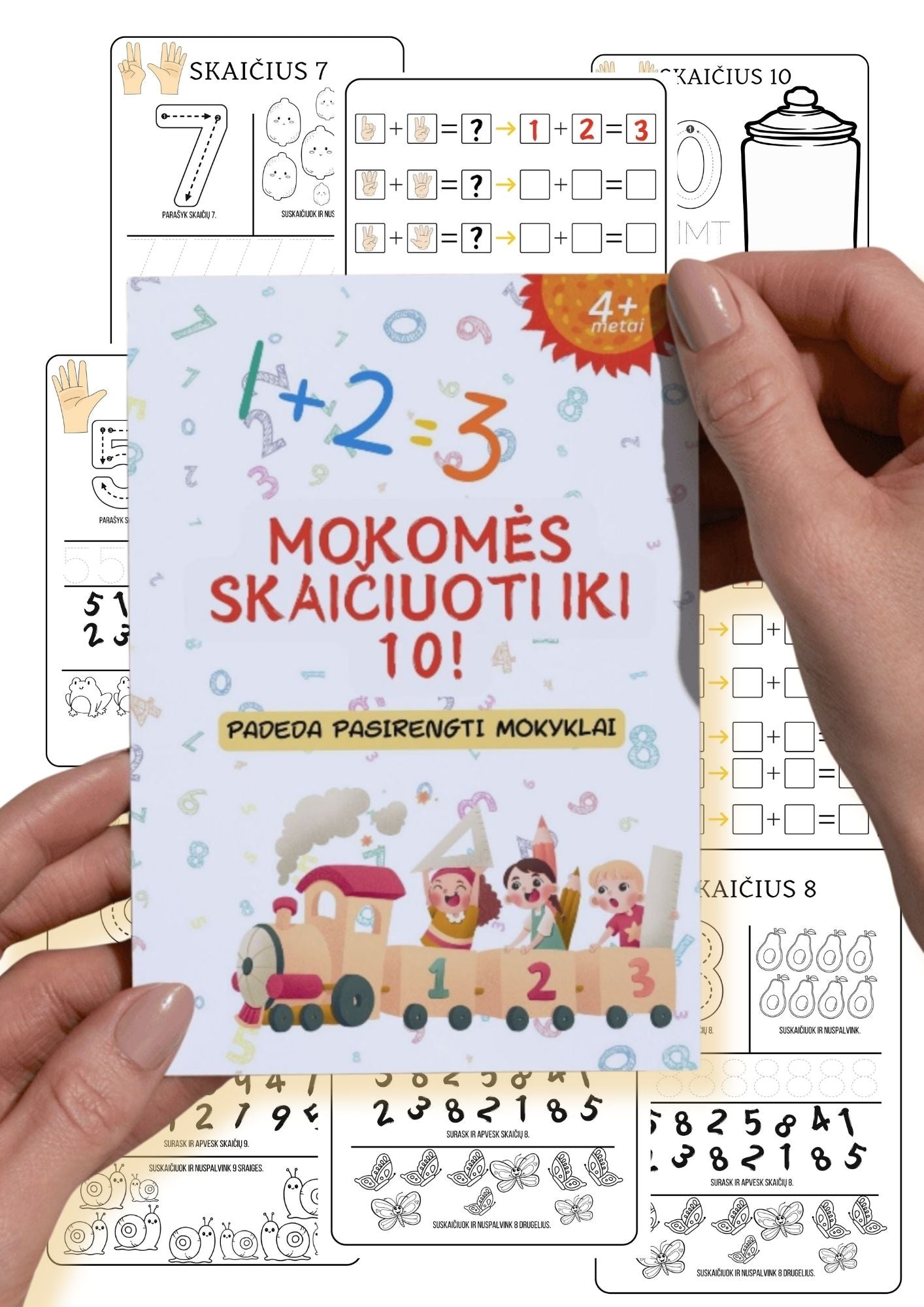 Mokomės skaičiuoti iki 10!